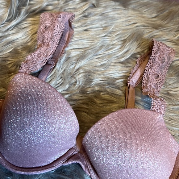 Aerie “Real Happy” Lace Strap Shimmer Bra - Picture 4 of 7